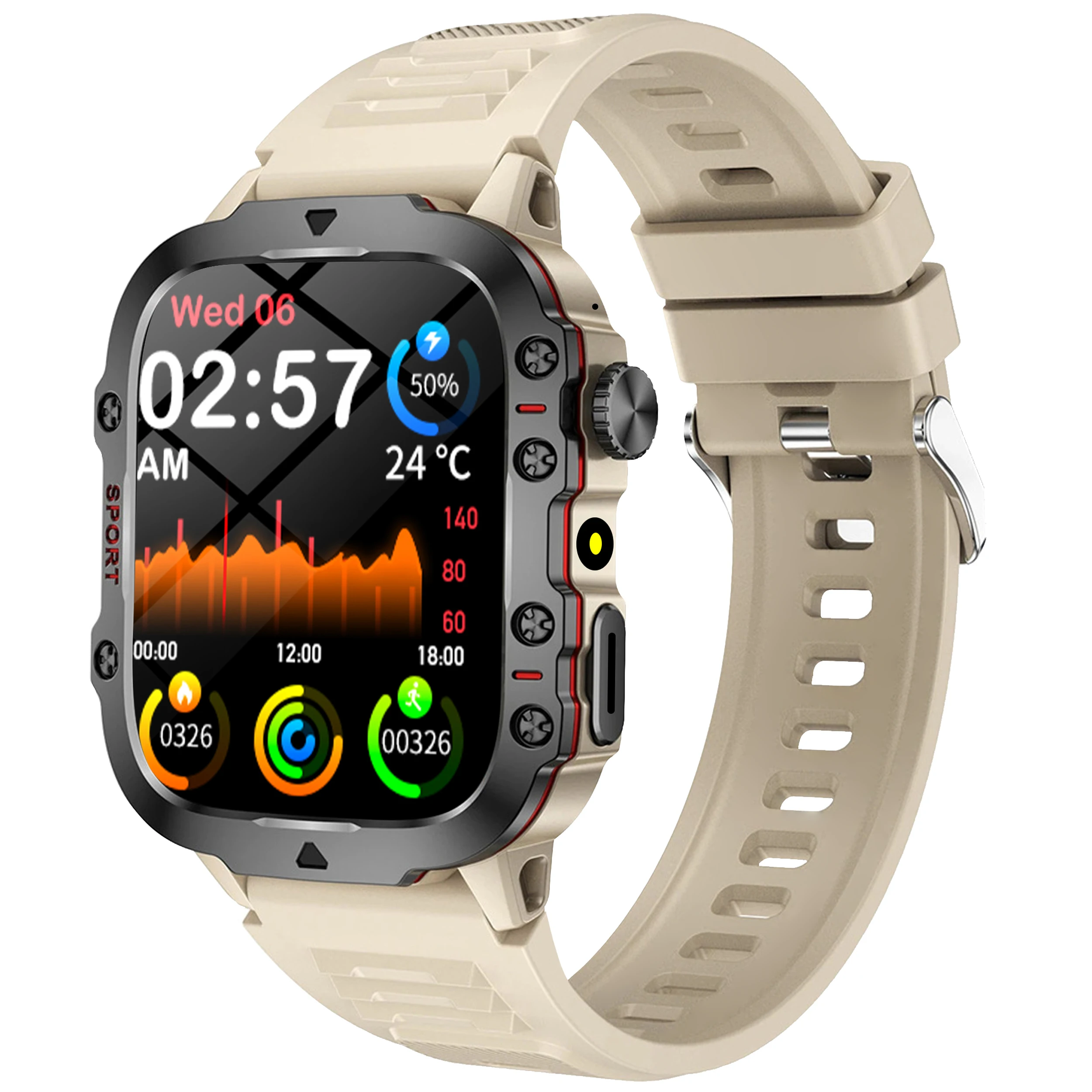 VALDUS 2025 Novo Chip de Baixíssimo Consumo Suporte Monitoramento de Sono Chamada Bluetooth Smartwatch Lembrete Sedentário - Imagem 2