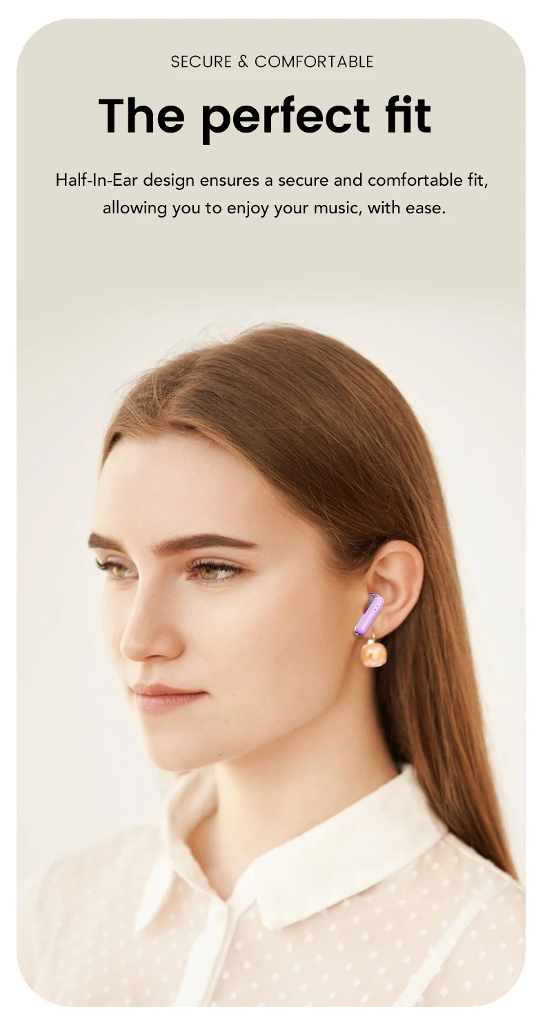 TWS Earphones auscultadores transparentes - Imagem 6