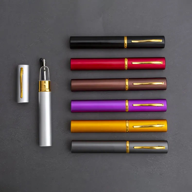 Óculos de Leitura Portáteis Ultraleves para Idosos com Armação de Mola e Suporte para Caneta HD Mini - Imagem 2
