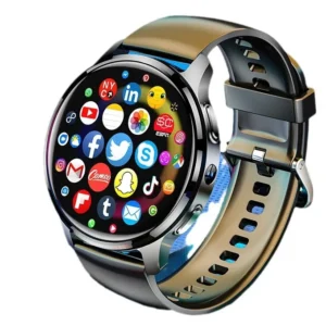 Mais Vendido 5G Relógio Inteligente P68-Pro com Cartão SIM, Tela Grande, Impermeável, Calendário, Pulseira de Gel de Sílica