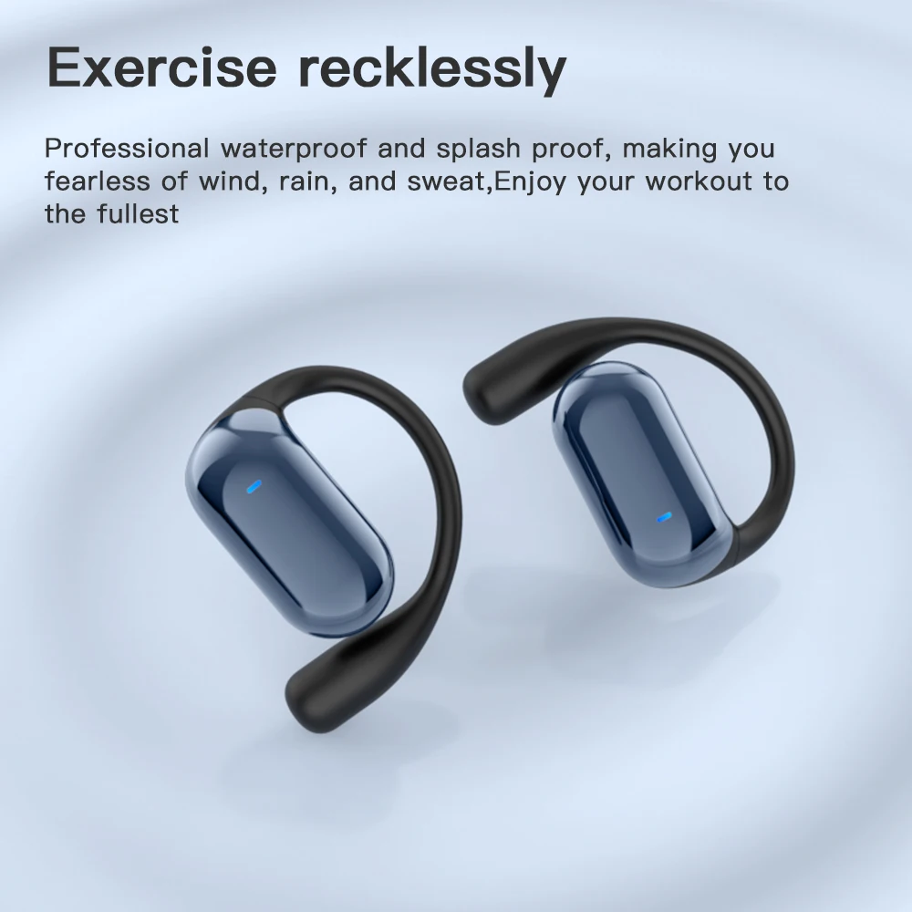 3-em-1 AI Language Translator Earbuds Tempo real OWS HD Som Qualidade Longa Vida útil da bateria 144 Idiomas Touch Screen 5G - Imagem 3