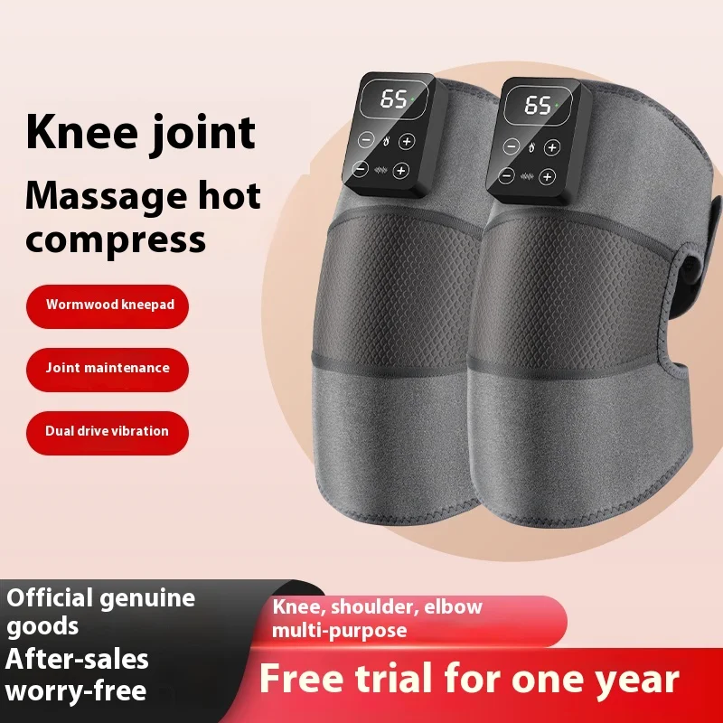 CE certificado elétrico joelho guarda perna massageador umidade-prova & frio resistência tratamento com retenção de calor para idosos - Imagem 2