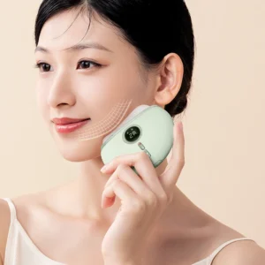 Massageador Facial de Jade Recarregável Tech Love, Ferramenta Elétrica Gua Sha para Lifting da Pele, Antienvelhecimento e Remoção de Rugas,