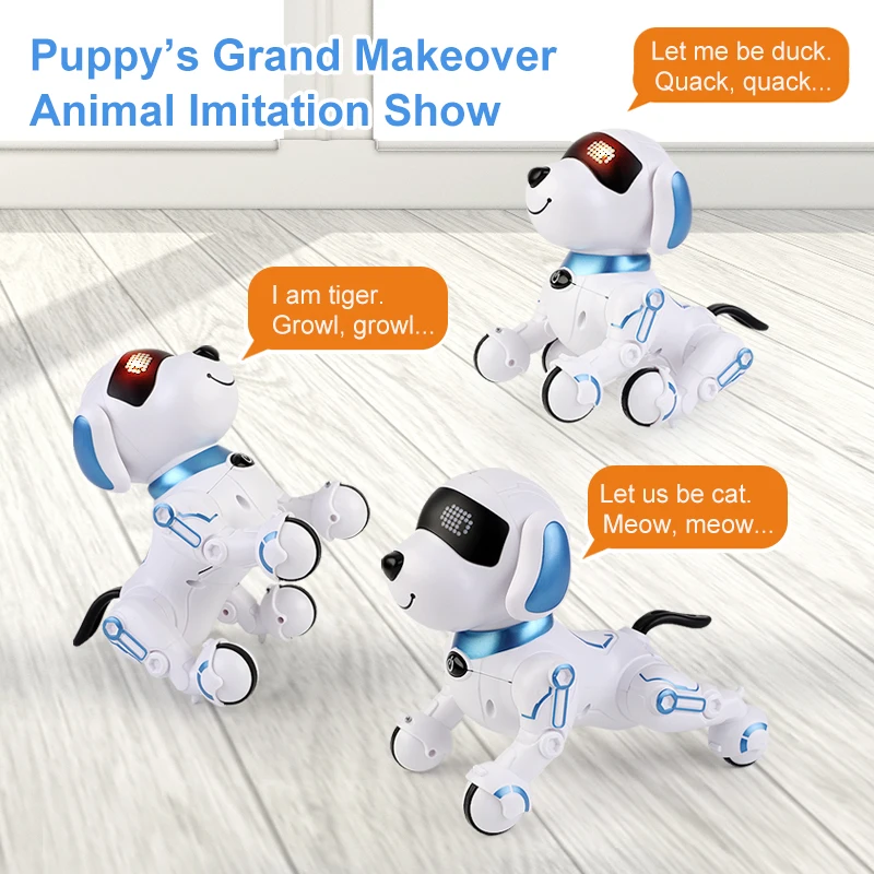 Inteligente Multi-Function RC Smart Dancing Robot Dog Toy para Crianças Educacional Sports & Entertainment Product - Imagem 5