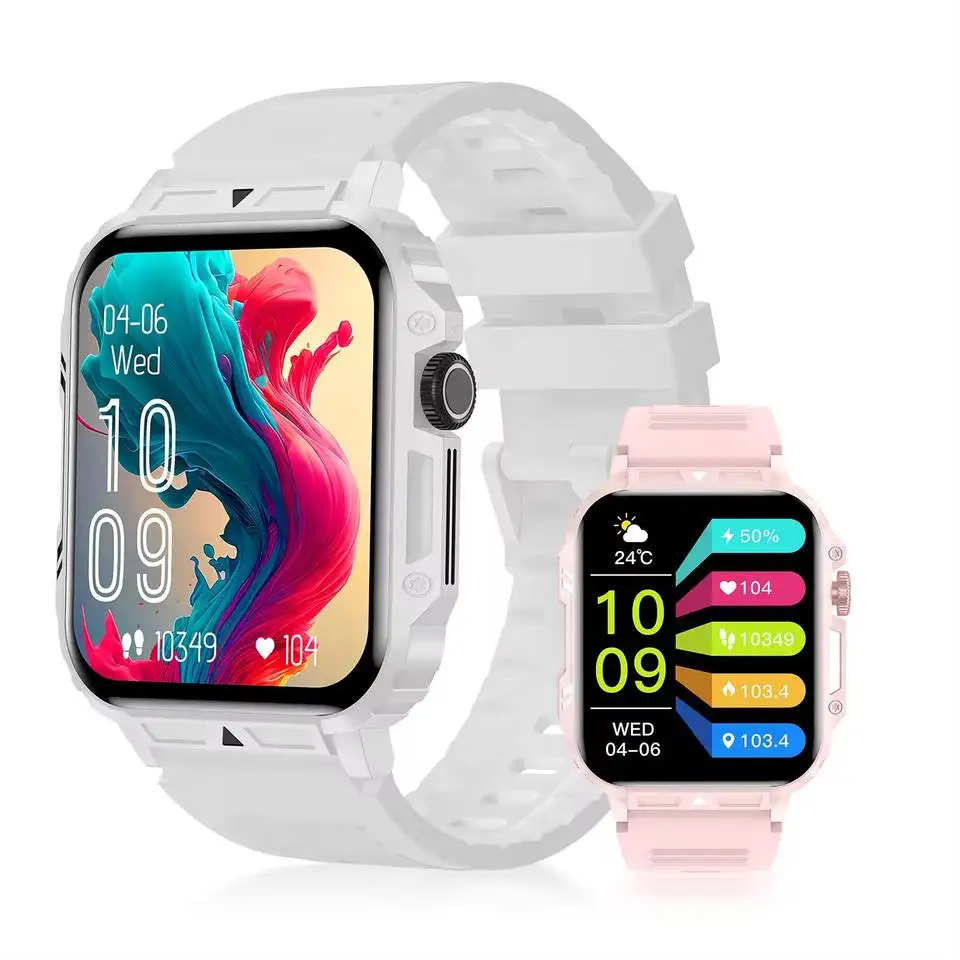 Relógio Inteligente L81 para Homens com Chamada Bluetooth, Monitor de Frequência Cardíaca, Oxigênio no Sangue, Rastreador de Fitness, IP68 à Prova d'Água, Relógio Esportivo para Atividades ao ar livre - Imagem 3