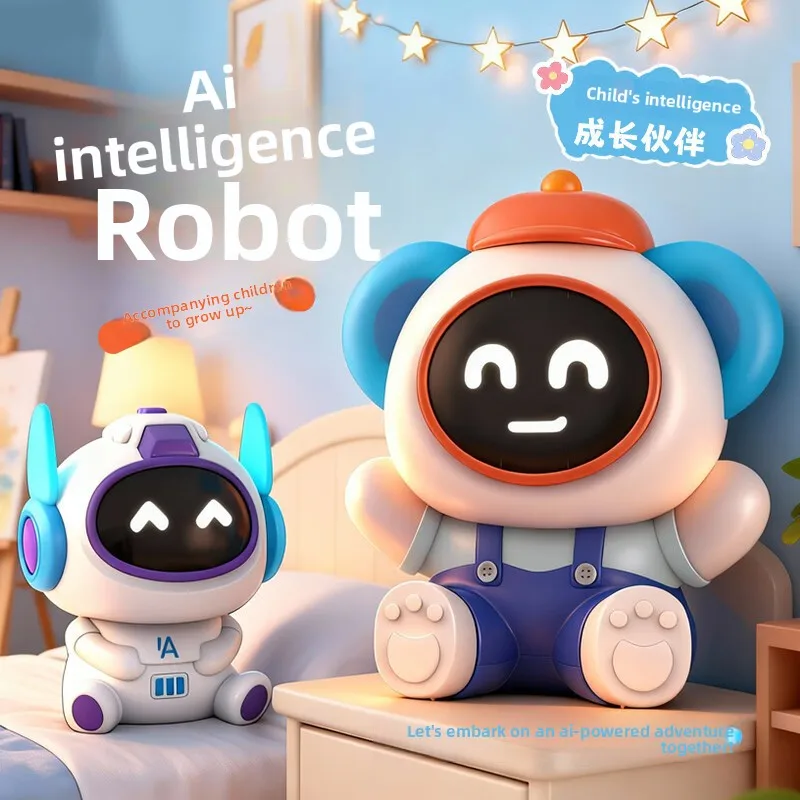 Robô Inteligente com IA, Diálogo Multilíngue, Companheiro Emocional, Brinquedo Interativo para Educação Infantil, Presente de Aniversário - Imagem 2