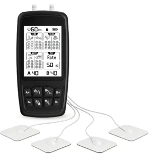 Massageador Elétrico por Pulso TENS EMS para Alívio da Dor Neuropática, Equipamento de Fisioterapia e Reabilitação Doméstica
