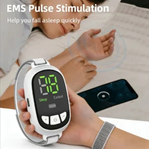 Massageador de Mão Inteligente para Uso Doméstico com Tecnologia de Microcorrente para Alívio do Estresse, Insônia e Ansiedade - Dispositivo Portátil