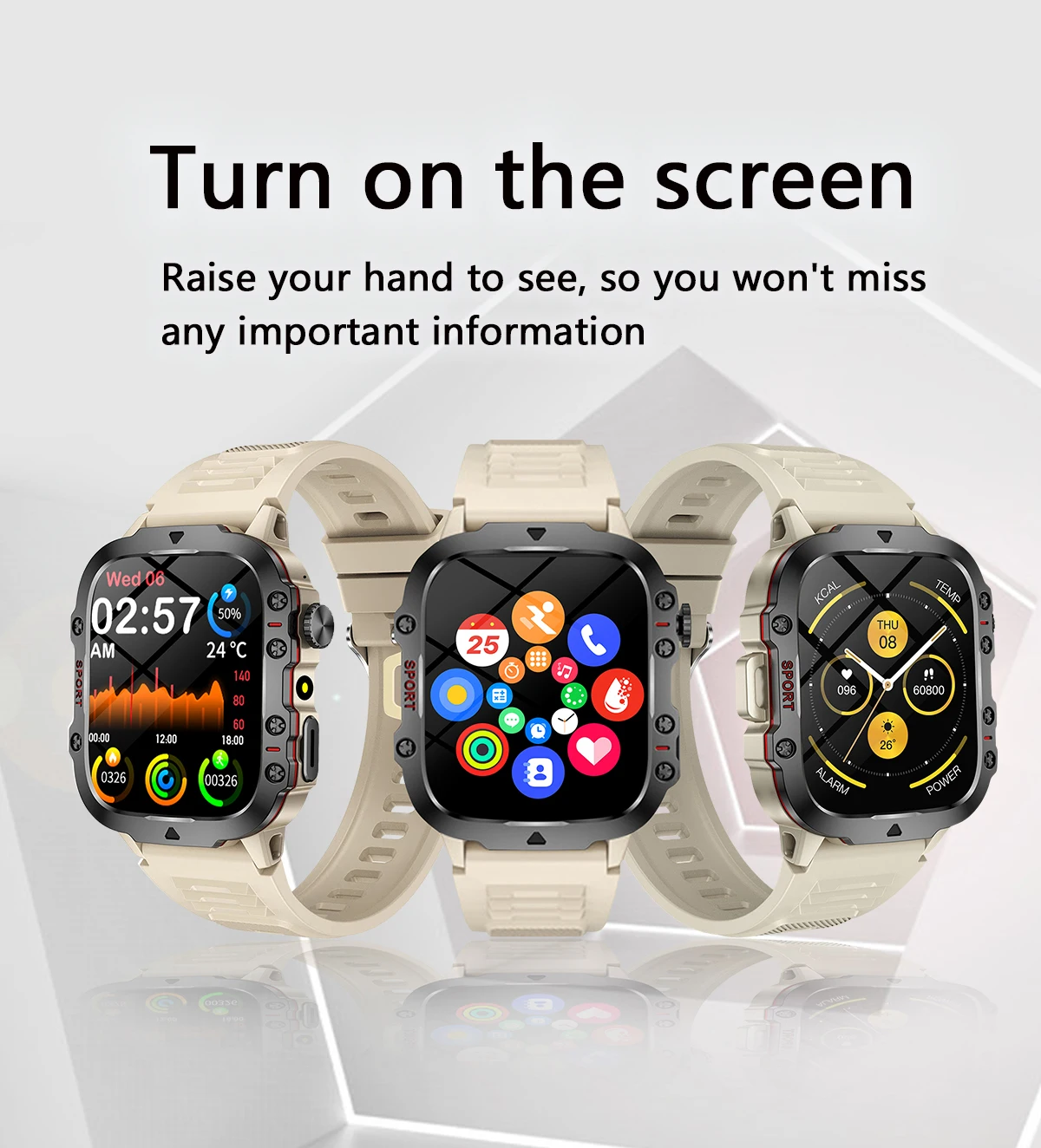 VALDUS 2025 Novo Chip de Baixíssimo Consumo Suporte Monitoramento de Sono Chamada Bluetooth Smartwatch Lembrete Sedentário - Imagem 6