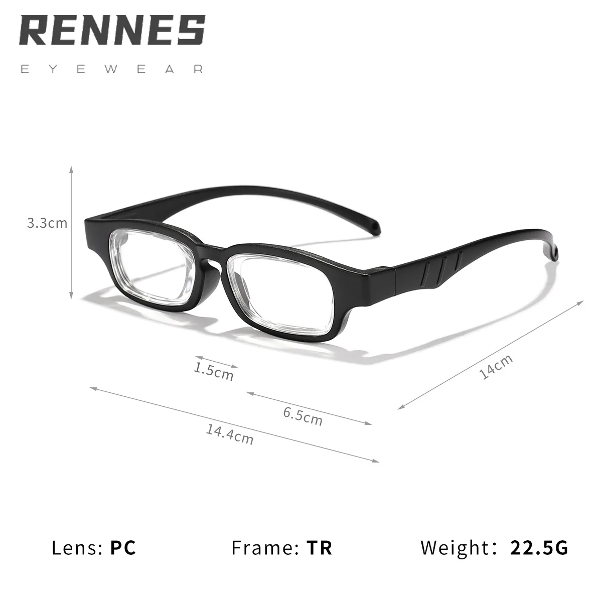 Óculos de Leitura Inteligentes para Idosos com Lentes de Comprimento Focal Ajustável e Proteção Anti-luz Azul, Armação TR90, Grau 100-400 para - Imagem 3
