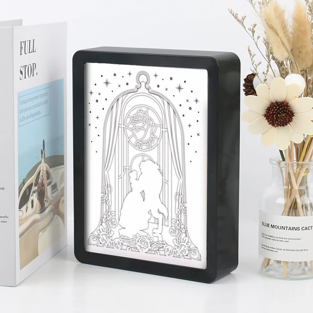 Decoração de Contos de Fadas em Cartoon, Luminária Noturna 3D LED para Quarto, Presente para Meninas - Imagem 2