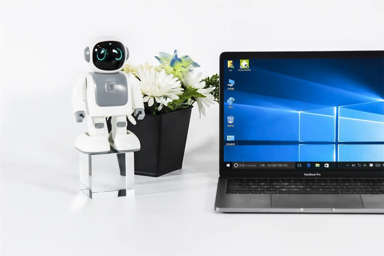Robô Brinquedo Inteligente Programável com Design Android, Pequeno Humanoide para Crianças, Controle Remoto por Voz, com Recursos de Codificação, Dança e Fala - Imagem 6