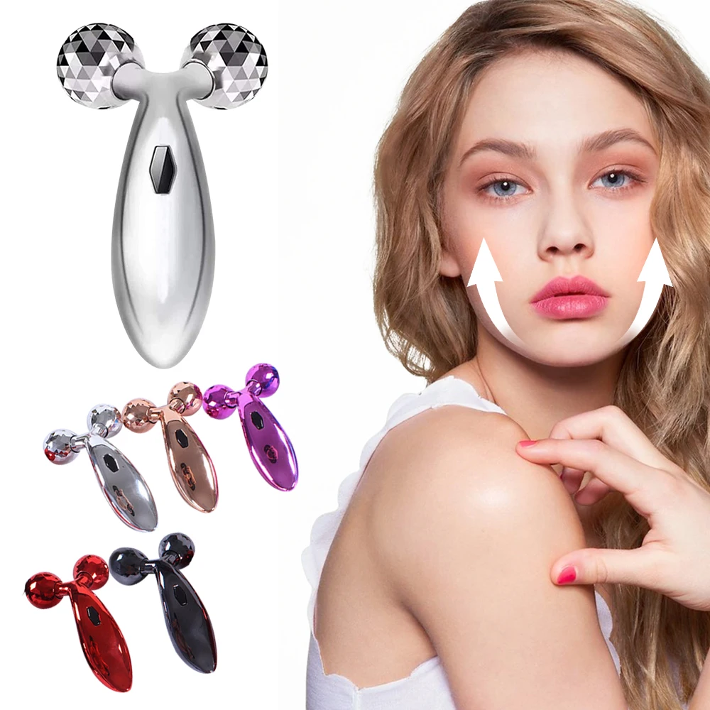 Massageador Facial e Corporal Portátil em ABS 3D com Efeito de Lifting e Firmamento da Pele para Antienvelhecimento - Imagem 2