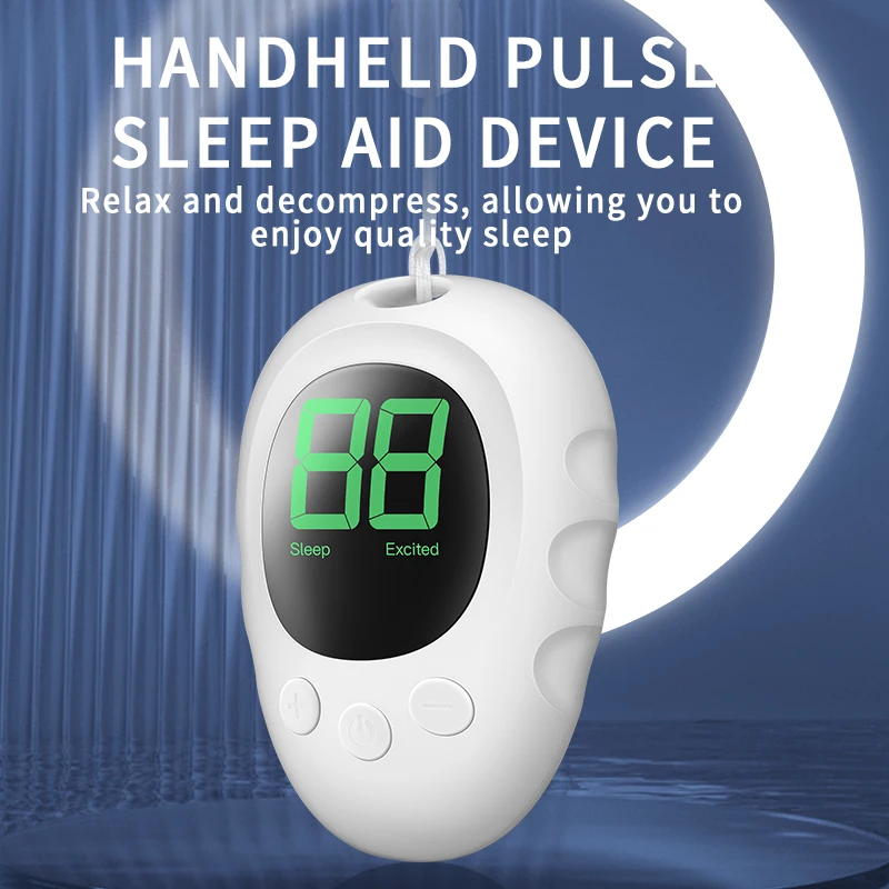 Handheld Intelligent Microcorrent Sleep Aid Device Alívio rápido para pressão na cabeça e ansiedade melhora o sono profundo - Imagem 2