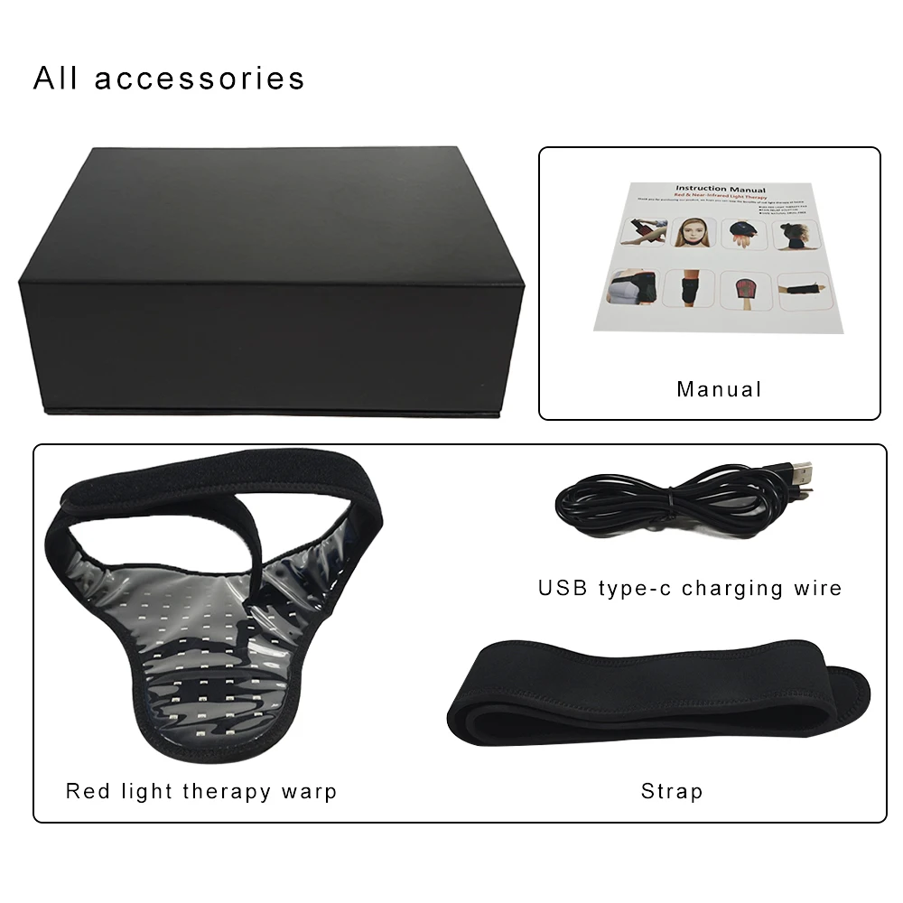 New LED Therapy Underwear OEM/ODM Red Light Therapy Belt Chegada Aumenta o Fluxo Sanguíneo Pélvico - Imagem 5
