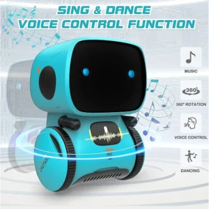 Robô de brinquedo robôs inteligentes russo & inglês & espanhol versão vo