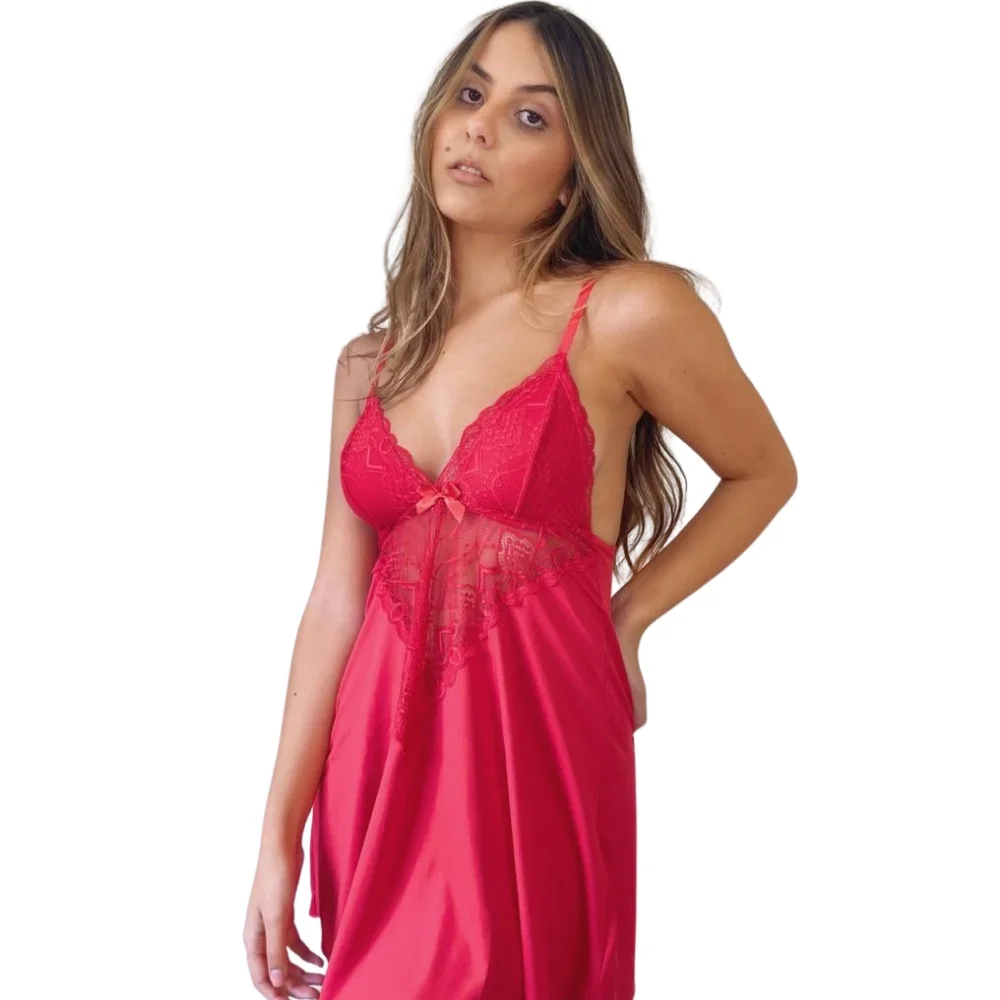 Camisola Sexy FRETE GRATIS Pijama Feminino Lingerie Langerie Baby Doll Conjunto