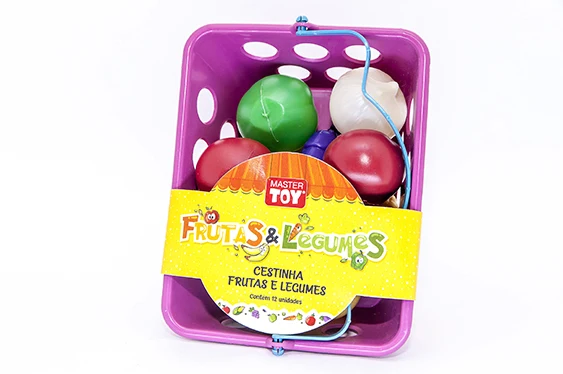 Cozinha Infantil Eletro Panelinha Mercado Fruta Legume 16pç - Imagem 4