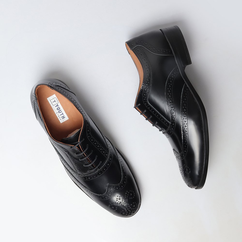 Sapato Social Oxford Cromo Argentino Preto - Imagem 4