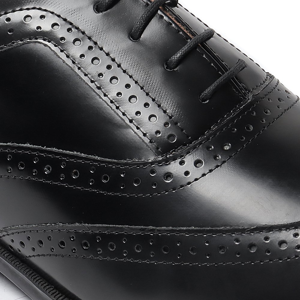 Sapato Social Oxford Cromo Argentino Preto - Imagem 8