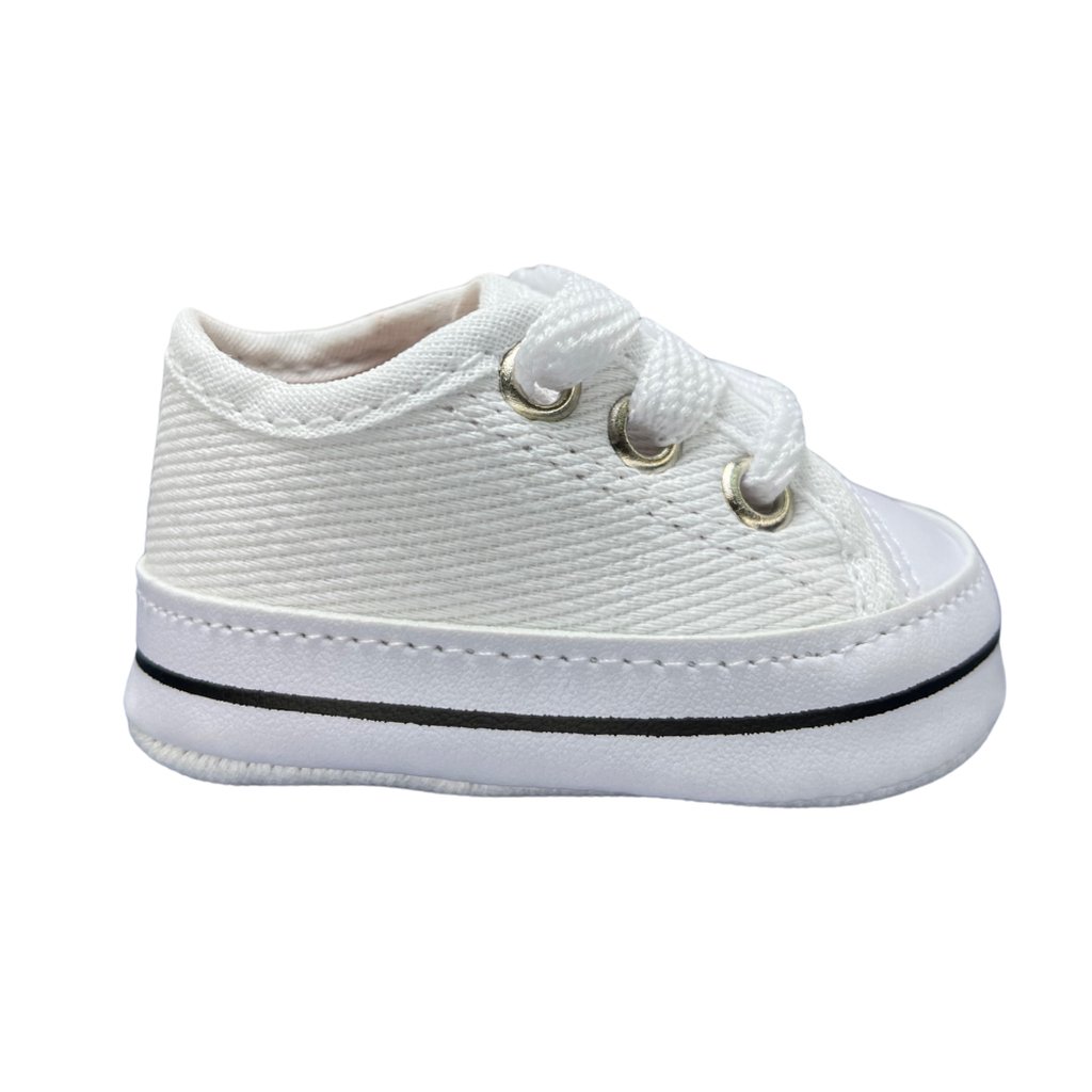 Tênis de bebê menino tenis Starzinho de bebê Classico Tamanho:16;Cor:Branco - Imagem 7