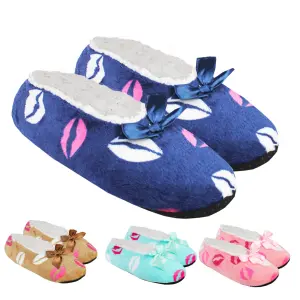 Pantufa Beijinho Feminina Tamanho Único Cores Sortidas
