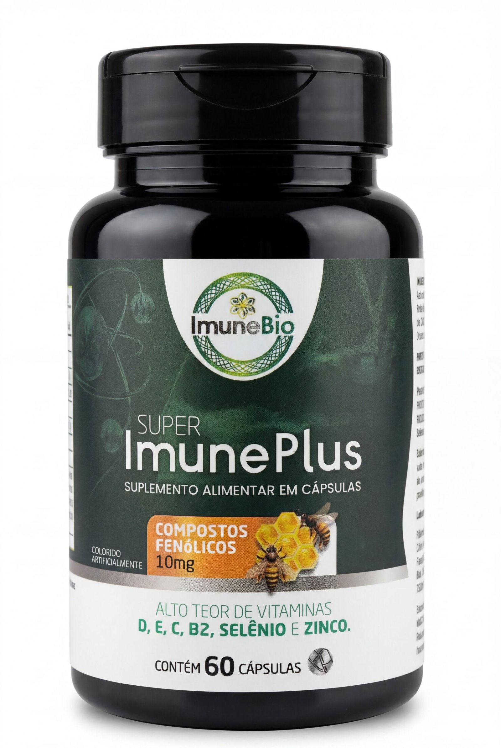 Suplemento Super Imune Plus 490 mg - 10 mg de Própolis + Vitaminas e Minerais Es - Imagem 9