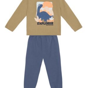 Conjunto Infantil menino de Blusão e Calça Jogger Moletom Brandili 1 ao 10 - TRE