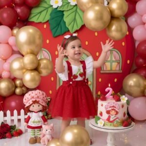 Romper/Vestido Princesa Belli Moranguinho