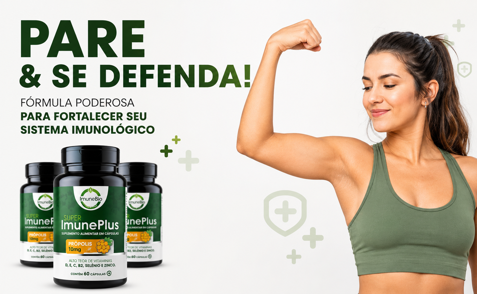 Suplemento Super Imune Plus 490 mg - 10 mg de Própolis + Vitaminas e Minerais Es - Imagem 2