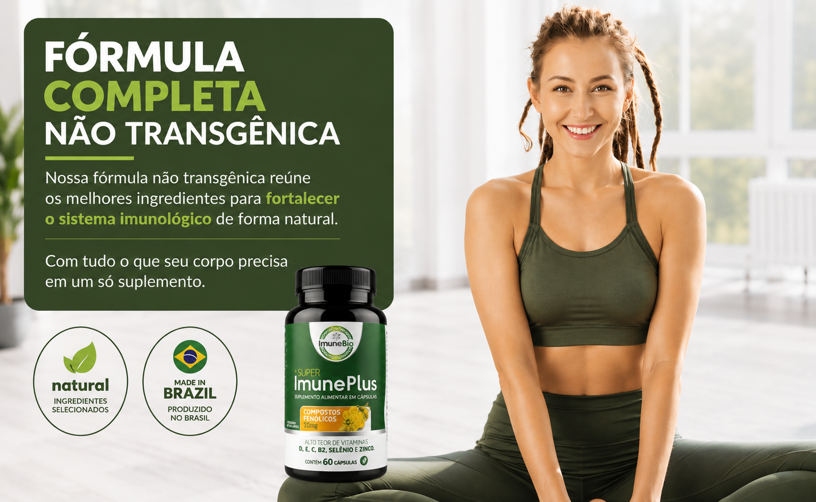 Suplemento Super Imune Plus 490 mg - 10 mg de Própolis + Vitaminas e Minerais Es - Imagem 3