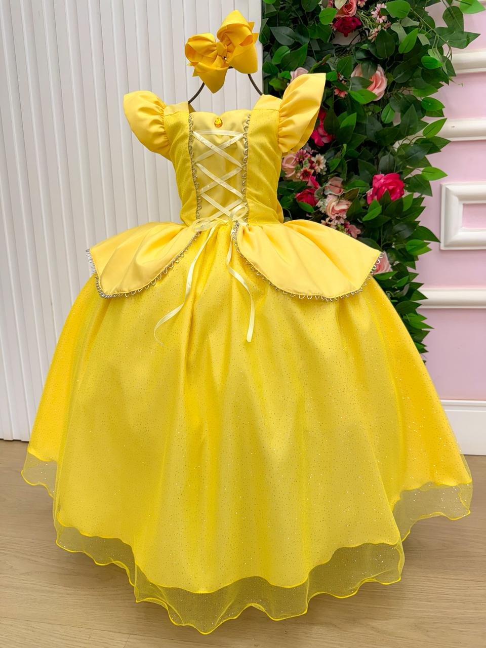 Fantasia/ Vestido Mini Miss Longo A Bela e a Fera - Imagem 6