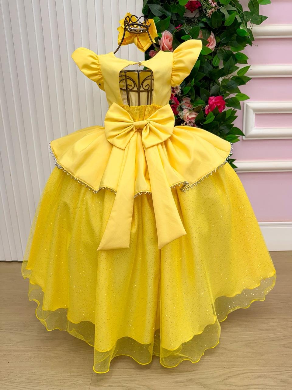 Fantasia/ Vestido Mini Miss Longo A Bela e a Fera - Imagem 7