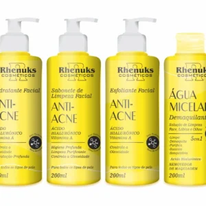 Kit SkinCare Tratamento Facial Anti-Acne e Espinha