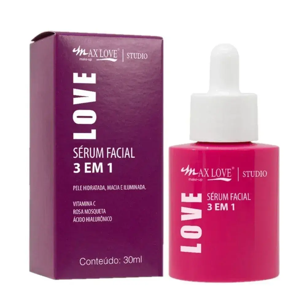 Kit c/ 3 Sérum Facial 3 em 1 Max Love - Imagem 3