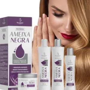 Kit Ameixa Negra Tratamento Intenso Capilar Brilho e Hidratação da Bio Instinto