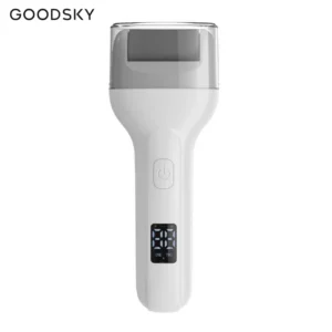 Removedor de Calos Elétrico Recarregável USB GOODSKY com Display Digital, Pedicure em Casa como Presente