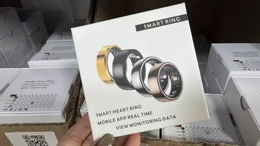 Anel Inteligente de Saúde com Controle por Aplicativo, Pedômetro, Monitor de Frequência Cardíaca, Rastreador de HRV, Monitoramento de Oxigênio no Sangue e Sono - Imagem 4