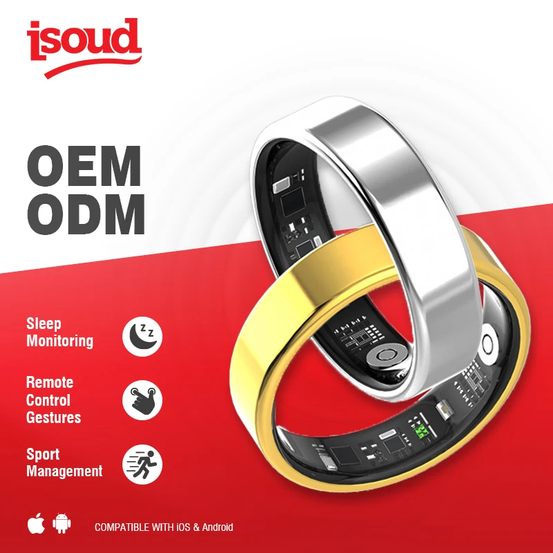 Cross-border AI Smart Ring App Controle Freqüência Cardíaca Sono Oxigênio No Sangue Monitoramento De Exercício Foto Vídeo Switching Novel