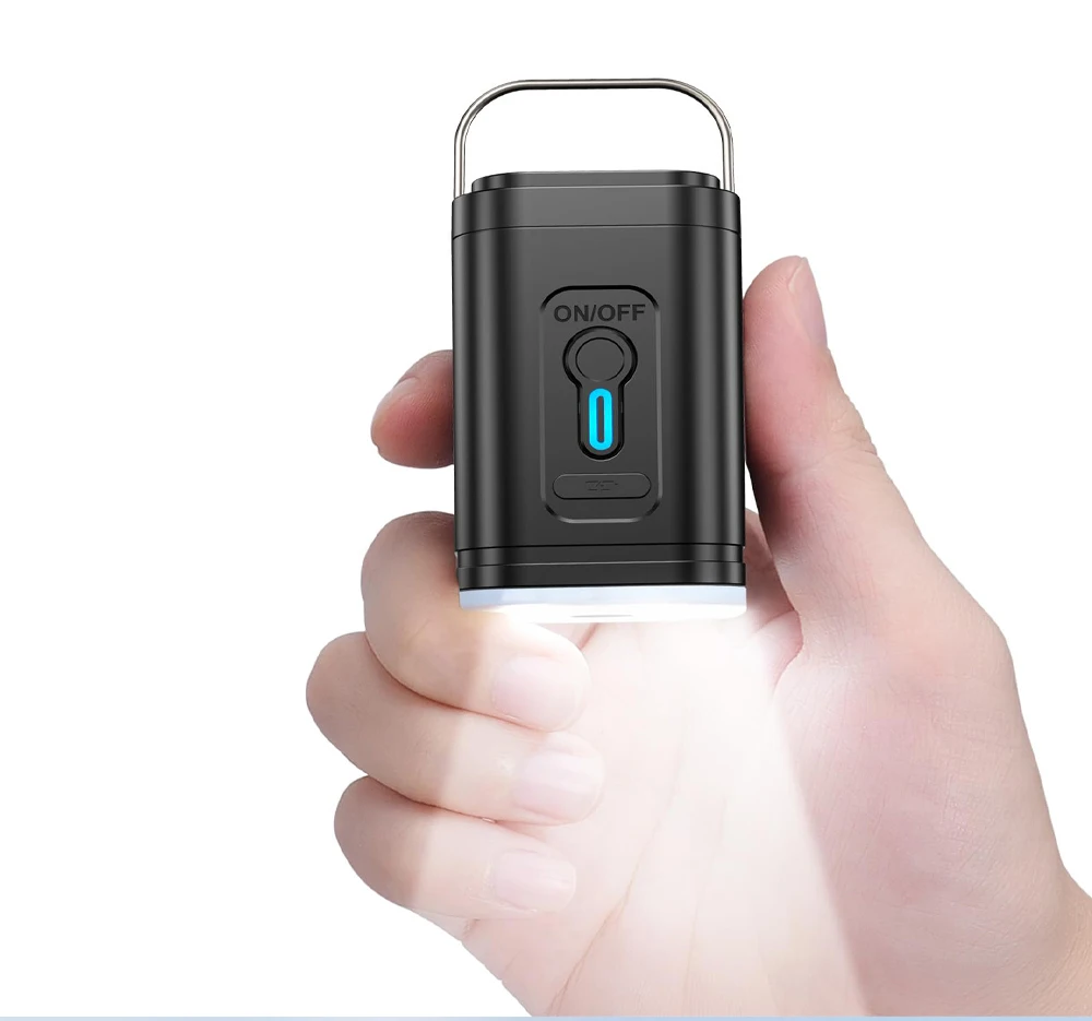 Bomba de Ar USB Multifuncional para Exterior com Iluminação Portátil, Material Plástico Durável, Design de Carregamento Seguro com Bateria de Lítio - Imagem 3