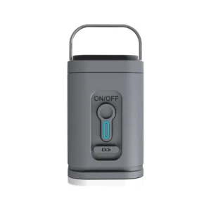 Bomba de Ar USB Multifuncional para Exterior com Iluminação Portátil, Material Plástico Durável, Design de Carregamento Seguro com Bateria de Lítio
