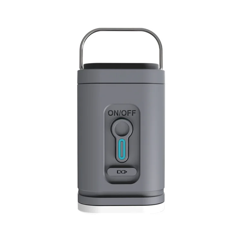 Bomba de Ar USB Multifuncional para Exterior com Iluminação Portátil, Material Plástico Durável, Design de Carregamento Seguro com Bateria de Lítio