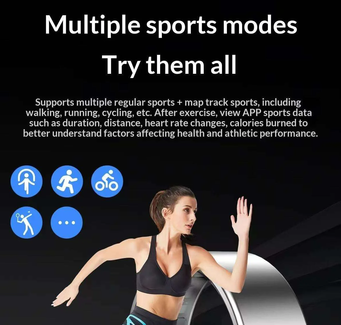 Anel Inteligente de Saúde com Controle por Aplicativo, Pedômetro, Monitor de Frequência Cardíaca, Rastreador de HRV, Monitoramento de Oxigênio no Sangue e Sono - Imagem 3