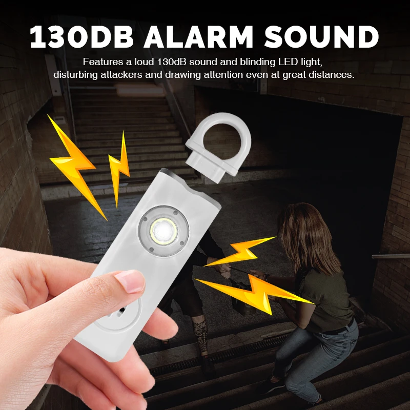 Portátil recarregável Alarme Pessoal para Idosos/Mulheres Segurança Rastreador de Emergência com AGPS Posicionamento Auto-Defesa Find My Alarme - Imagem 2