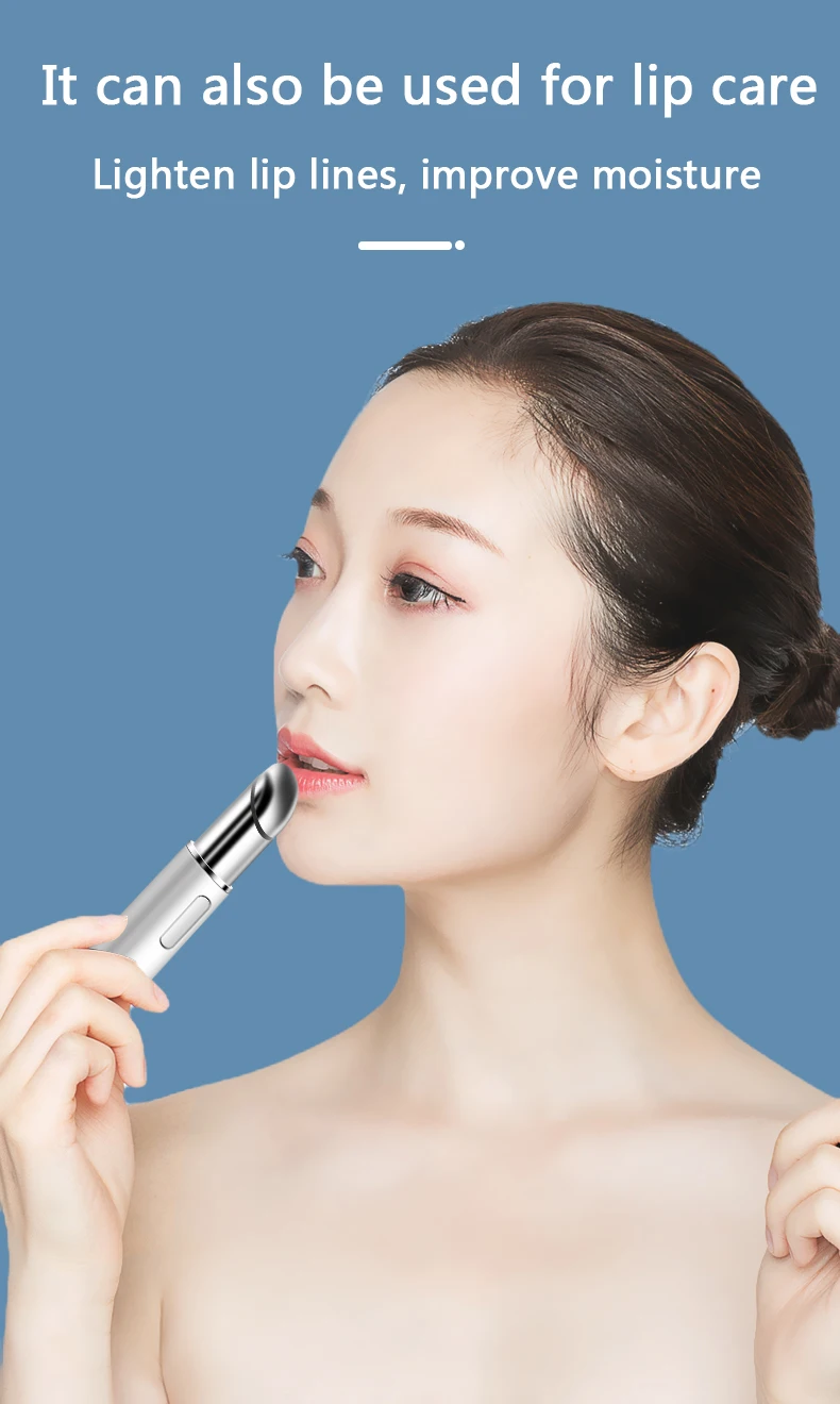 Ferramenta de Cuidado dos Olhos Anti-Rugas para Uso Doméstico, Presente para Mulheres, Caneta Massageadora Vibratória Aquecida para Remoção de Bolsas nos Olhos - Imagem 16