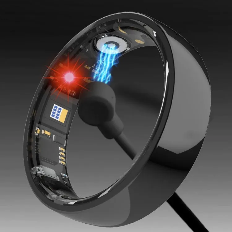 Anel Inteligente Masculino de Cerâmica à Prova d'Água com GPS Ultra e Tela, Monitor de Sono Vibratório Sem Fio, Personalizável
