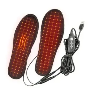 Palmilhas de sapato aquecidas usb com pés de controle remoto tapete de meia quen