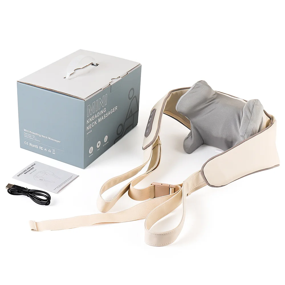 Foreverlily-Massageador de Pescoço e Ombro, Wireless, Amassar Costas, Massagem X - Imagem 34