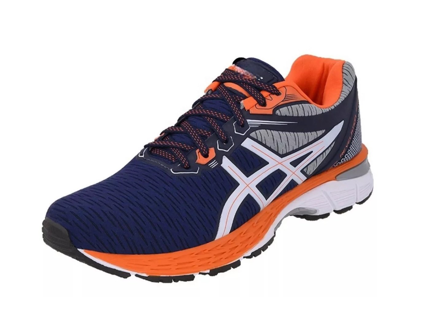 Tênis Asics Gel Revelation Marinho Laranja Tamanho:38 - Imagem 6