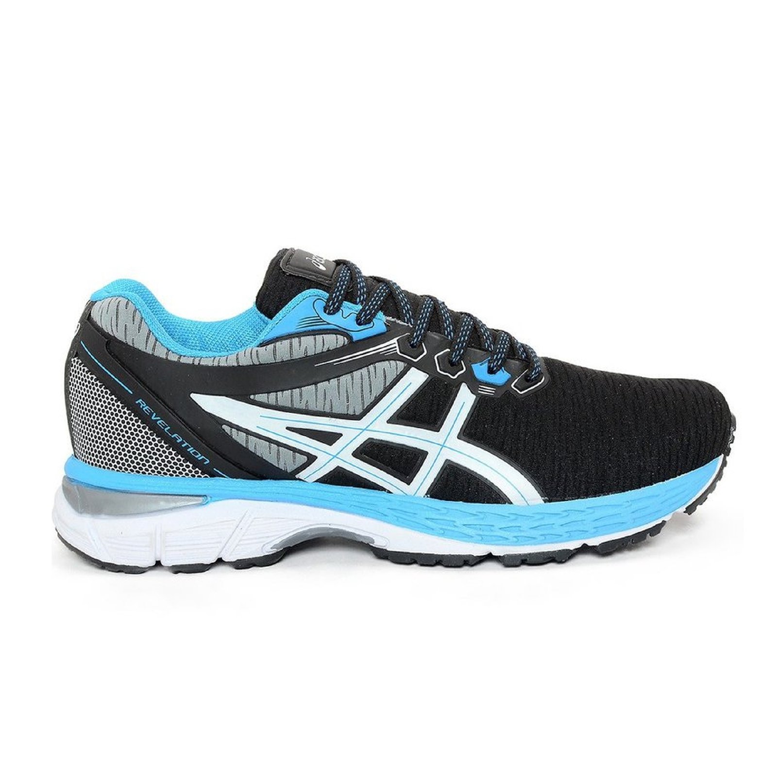 Tênis Asics Gel Revelation Preto Azul - Imagem 3